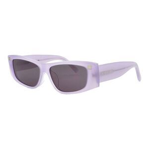 Givenchy Sunglasses Rectangle Full Rim, Shiny Lilac Frame and Dark Grey Lens